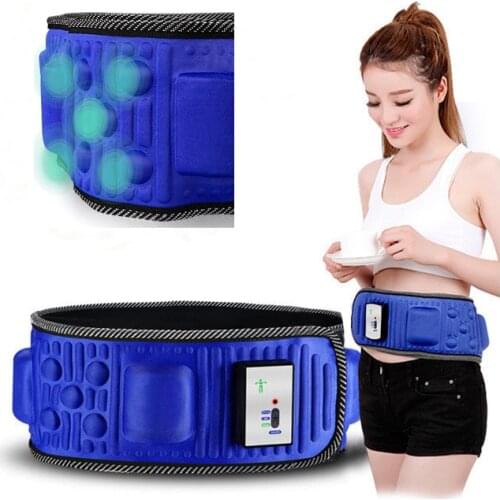 Body Vibration Massager Automatic Machine US,UK,EU Plug Magnet Therapy Waist Slimming Band Burning Fat Weight Loss Product
