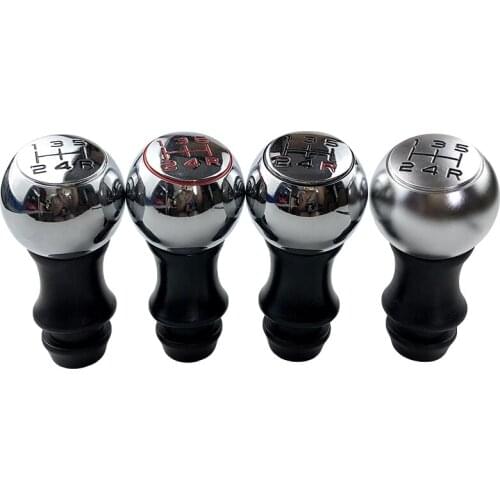 Car Metal Gear Shift Knob+Adapter For Peugeot 106 206 306 406 107 207 307 407 301 308 2008 3008 Citroen C2 C3 C4 Car Accessories