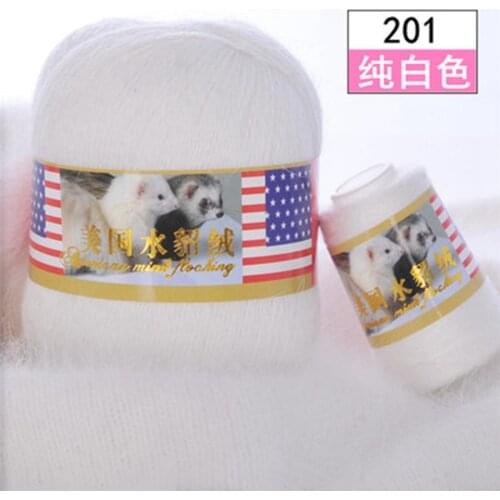 Hot sale 6pcs/set Mink Cashmere Yarn Fine Quality Hand-Knitting Thread For Woman Cardigan Scarf Suitable пряжа