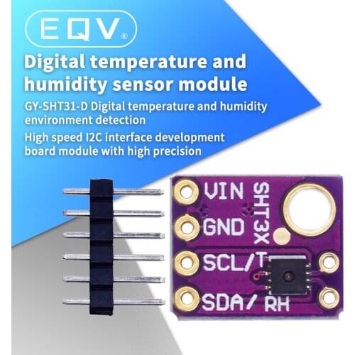 Original I2C interface SHT30 SHT30-D Digital Output Temperature Humidity Sensor Accuracy Breakout Weather SHT30-DIS For Arduino