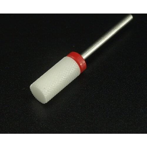 Flat Fine nail art salon tools Ceramic nail drill bit mill Cutter file for nail art electric drill manicure machine Accessories