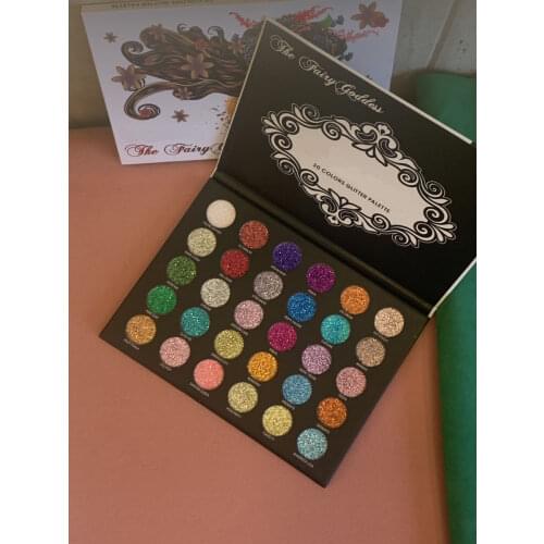 Premium Glitter Eyeshadow Cosmetics 30 Colors Pressed Powder Palette Makeup For Women Beauty Bling Eyes 36Pcs/Lot DHL Free