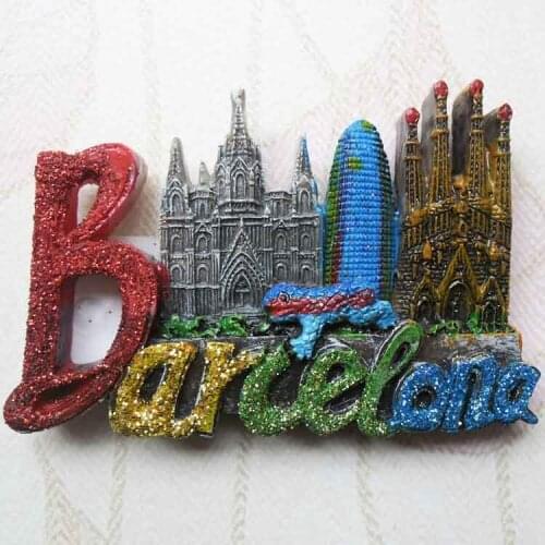 QIQIPP Creative crafts, refrigerators, tourist souvenirs from Barcelona, Spain