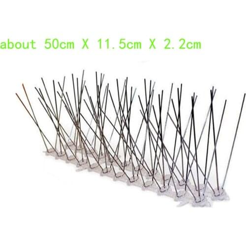 Outdoor bird repellent stainless Spikes Eco-friendly Anti Nail For Pigeons Owl Small Fence roof sign protector Deterrent Tool