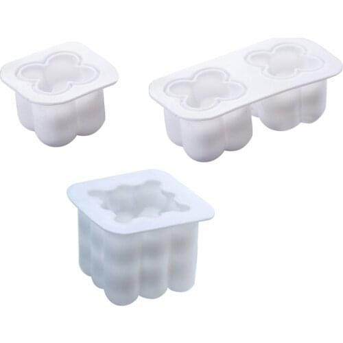 Silicone Mousse Cake Mold Food Grade Silicone DIY Handmade Cube Cake Candle Mould Kitchen Chocolate Cake Making Tools