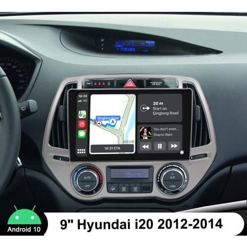 Android 10.0 System Bluetooth 5.1 Android Auto Car Radio Cable 1280*720 IPS For Hyundai i20 2012-2014 Intelligent Car Systems