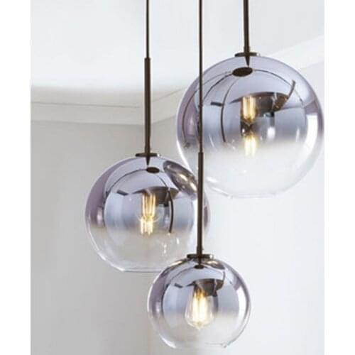 Modern LED Glass Pendant Lights Living Room Restaurant Lighting Hotel Light Fixture Home Decor Bedroom Hanging Lamps Cafe Lights