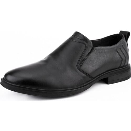 British retro cowhide Summer Autumn Mens Business Casual Shoes mens luxury shoes men designer shoes High Quality Genuine Leather