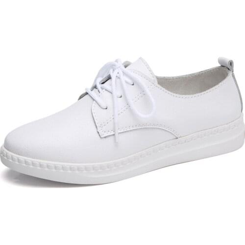 All-Match Breathable Shoes Womens 2021 Autumn New Flat Nurse Shoes Womens Shoes Sneakers