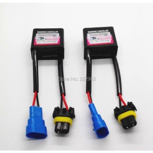 2Pairs/Lot Warning Canceller Error Decoder Canceller Capacitor Anti-Flicker for HID Xenon Headlight kit