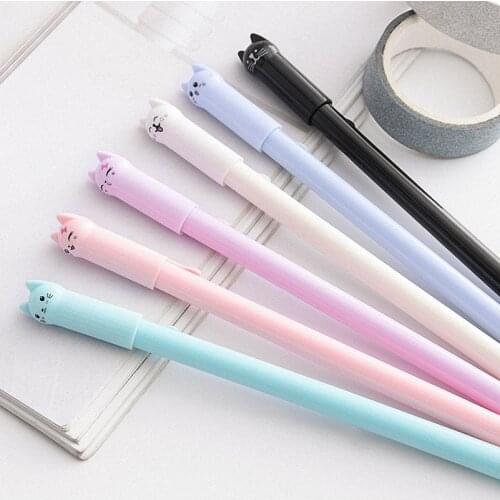 2pcs Ballpoint Pen Supply Ball Point For School pens to write Creative funny Stationery Freebie Office items Chancery Cartoon