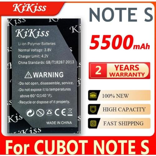 5500mAh Mobile Phone Replacement Battery For CUBOT NOTE S