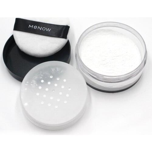 6Pcs/lot Menow Brand Waterproof Smooth Loose Powder Makeup Transparent Finishing Powder Control Oil Matte Foundation Cosmetics
