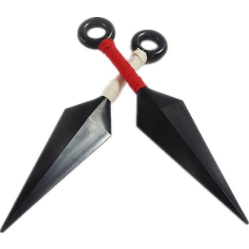 Anime Ninja Uchiha Sasuke Hatake Kakashi Shuriken Kunai Cosplay Props Weapon