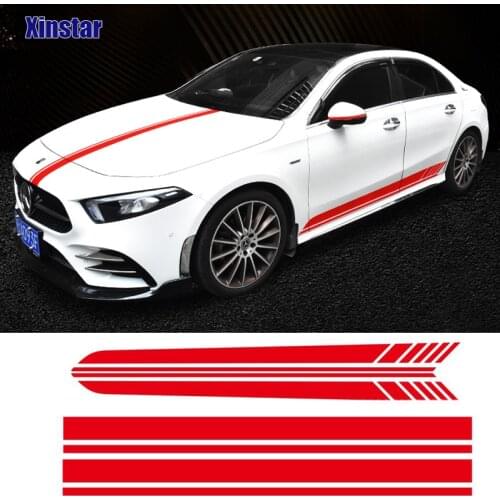 Car side sticker For Mercedes benz C200L C260L C63 AMG C63 COUPE A45 C CLA AMG E Glass