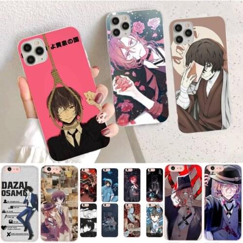 YNDFCNB Japan anime bungou stray dogs Dazai Osamu Phone Case for iPhone 11 12 pro XS MAX 8 7 6 6S Plus X 5S SE 2020 XR case