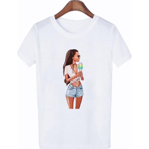 T-shirt fashion tops Woman Printed Tshirt Harajuku T shirt streetwear tees ladies Short Sleeve tshirt 2021 New Summer T-shirt