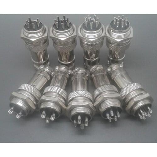 GX16 2/3/4/5/6/7/8/9 Pin Male & Female 16mm Wire Panel Circular Connector Lid Cap L70-78 Aviation Connector Socket Plug