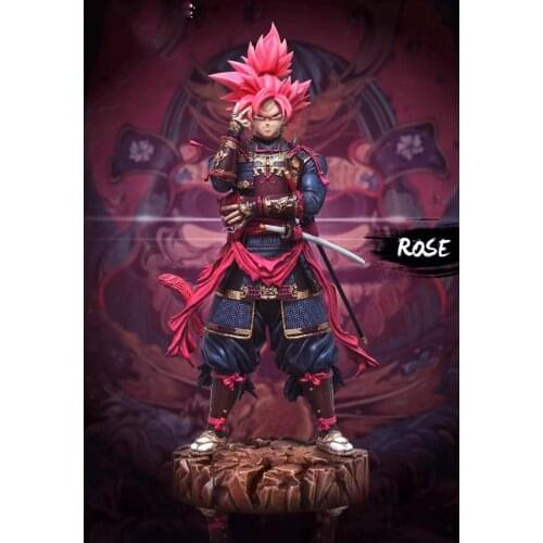 Presale Cool !LK & MIC Studio -Samurai Rose Gokong GK Limited Edition Handmade Resin Statue Figures Model Size:34*16*15CM