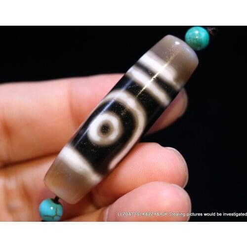 Magic Power Tibetan Old Agate Kwan Yin Holding Lotus dZi Bead Amulet Fit For Making Bracelet Lkbrother Sauces Top Quality