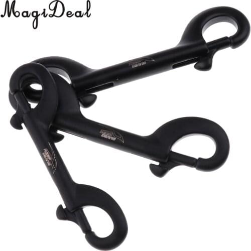 MagiDeal Heavy Duty 316 Stainless Steel Scuba Diving Hook Accessory For Equipment BCD Double Ended Bolt Snap Quick Draw