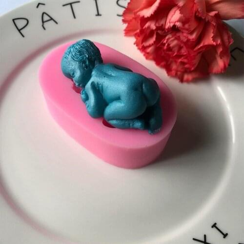 Small Sleep Infant Silicone Mold Mobile Phone mould XGY-161