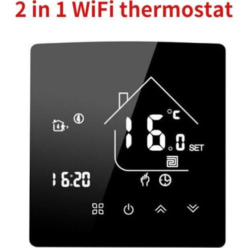 New Tuya wireless smart thermostat LCD display touch screen air conditioner floor heating plumbing temperature remote Thermostat