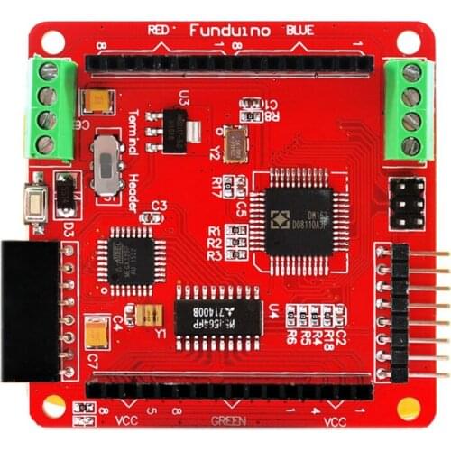 RGB Dot Matrix Driver Board Full Color Support Hardware URAT and IIC Communication Mode for Arduino