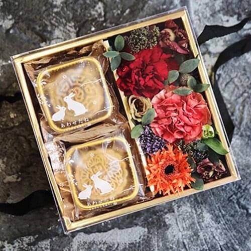 Portable Flower Box Gift Box Packaging Dessert Paper Box Florist Supplies DIY Wedding Party
