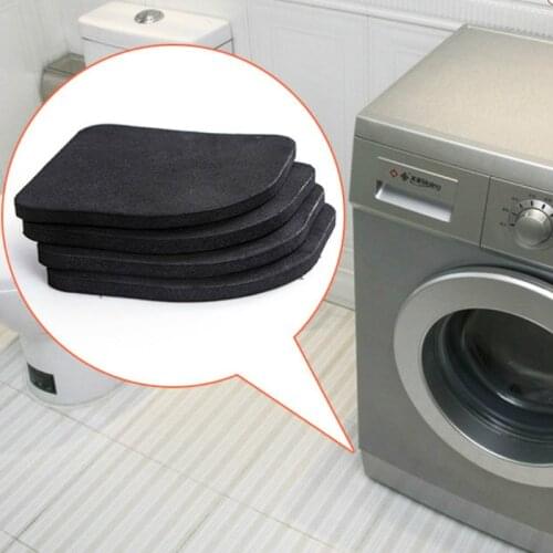 4pcs Table Washing Machine Anti-Vibration Pad Mat Non-Slip Shock Pads Mats Refrigerator Kitchen Accessories Bathroom Mat