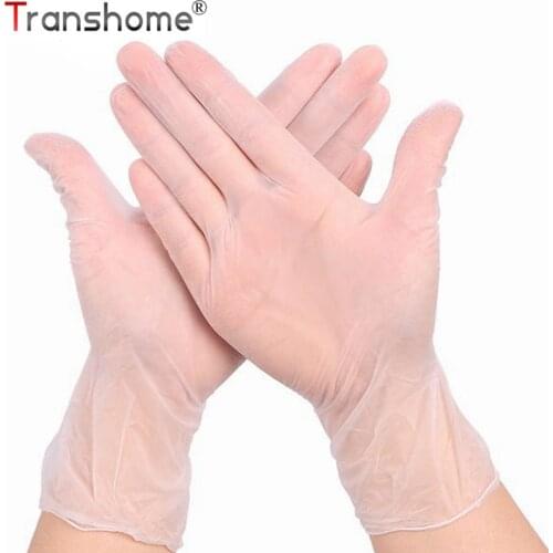 Dropshipping Food Grade Disposable Nitrile Gloves 100pcs Latex Gloves For Food Cleaning Cooking Restaurant Kitchen Accessories