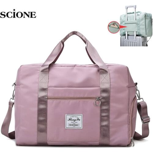 Sport Bag Gym Fitness Yoga Bag Waterproof Nylon Travel Handbags Women the Shoulder Sac De Sport Luggage Duffle X183A