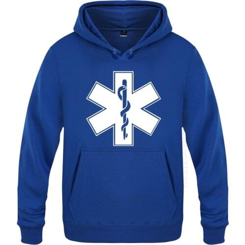 EMT Emergency Medical Technician Hoodies Men Mens Pullover Hooded Tops Fashion Designer Streetwear Long Sleeve Sweatshirts