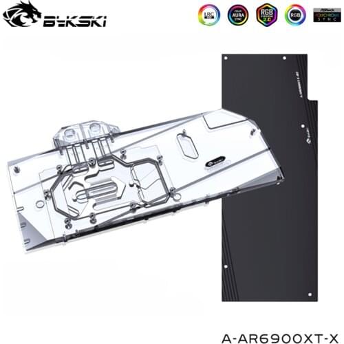 Bykski GPU Water Block For ASRock Radeon RX 6900XT,6800XT Phantom Gaming /Taichi X D 16G OC Graphics Card,A-AR6900XT-X