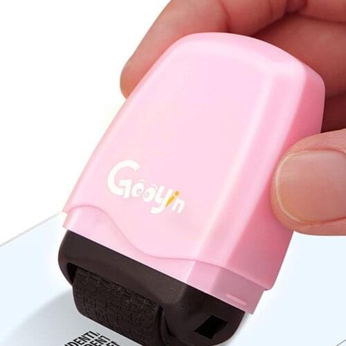 Stamp Roller Theft Protection Code Guard Your ID Confidentiality Package Confidential Pen Private Applicator Information Se F0Y7