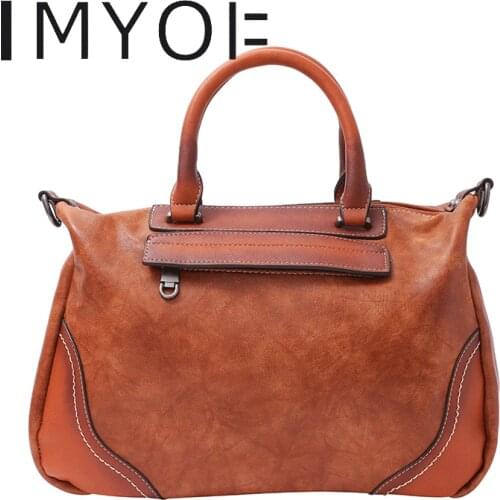 Women 2021 New Retro Designer Handbag And Purse Casual Internal Phone Pocket Shoulder Bag Female Classcial Leather Tote Bag