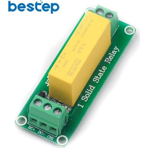 1 Channel DC 5V 220V 5A SSR Solid State Relay Module Low Level Trigger For Arduino ONE Switching Transistor Board
