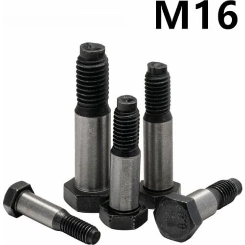 2PCS M16x40/45/50/55/60/65/70/80/90/100mm 8.8 grade GB27 hex head reaming hole hex plug screw