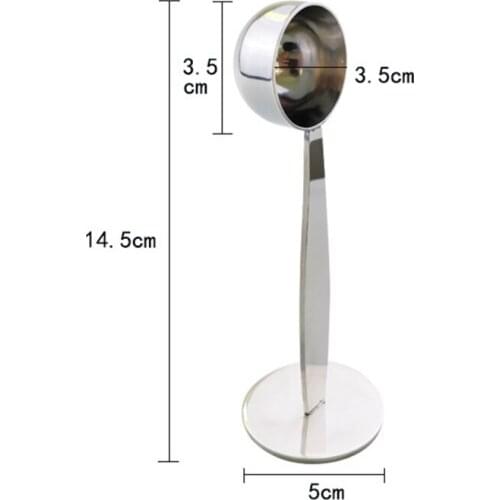 2 In 1 Stainless Steel Dual Purpose Spoon Coffee Tamper Measuring Spoon Kitchenware SDF-SHIP