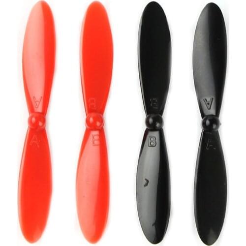 24 Pcs Hubsan X4 Quadcopter H107L H107C H107D X4 Quadcopter Propellers H107-A02 Spare Parts Accessories Blade Propellers