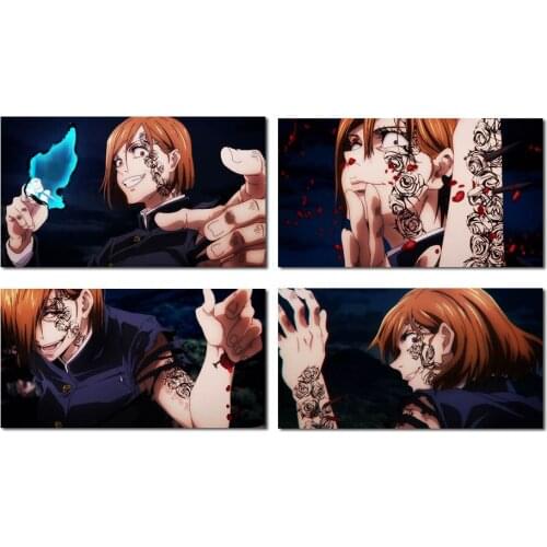 Anime Jujutsu Kaisen Poster Canvas Wall Art Painting Bedroom Study Home Living Room Anime Decoration Picture
