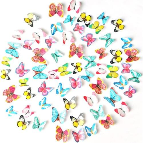 Butterfly Cake Decoration Edible Glutinous Rice Birthday Cake Rice Paper About 300 PCS Wafer Paper Butterflies for Wedding Cakes