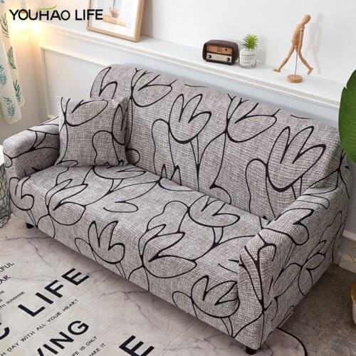 All-Inclusive Sofa Cover Stretch for Living Room,Chaise Longue With Rest Armrest,Home Decor 1 2 3 4 Seater Gray European Style