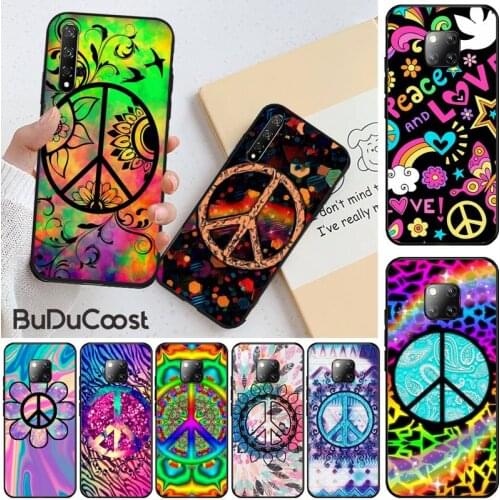 Hippie Psychedelic Art Peace Phone Case For Huawei Honor 8X 9 10 20 Lite 7A 8A 5A 7C 10i 20i 9X Play 8C