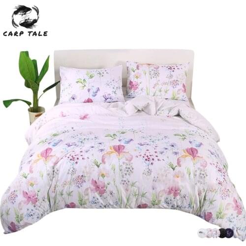 Floral Bedding Set Classic Modern Duvet Cover And Pillowcase Concise Style Bedding Set Textile Bed Set No Sheets