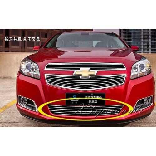 For Chevrolet Malibu 2012 2013 2014 Racing Grill Grille Front Bottom Cover High Quality New Aluminum Alloy
