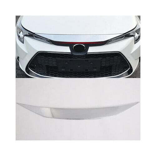 Chrome Front Hood Cover Trim For Toyota Corolla E210 12th Gen Sedan 2019 - 2020