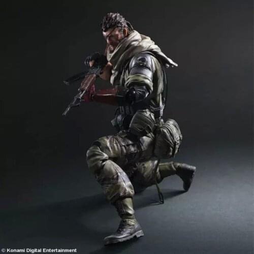 PLAY ARTS 33cm Metal Gear Solid V Snake Action Figure Model Toys