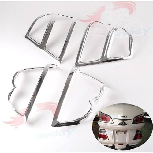 Motorcycle Show Chrome Saddlebag Light Grilles For 2006-2010 Honda Goldwing GL1800 07 08 09 Fairing Saddlebag Light Accents