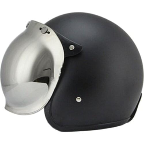 Unisex DOT Retro Motorcycle Helmets Matte Black German Half Face Helmet Chopper Cruiser Biker Halle vintage Helmet M/L/XL
